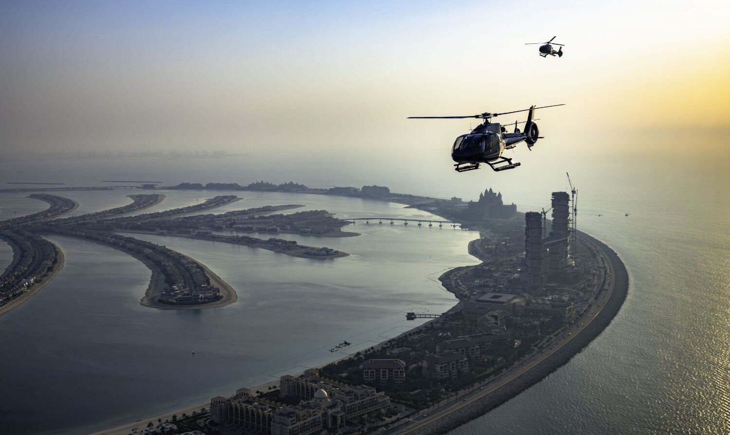 Dubai Marina Skyline Helicopter Tour Experience